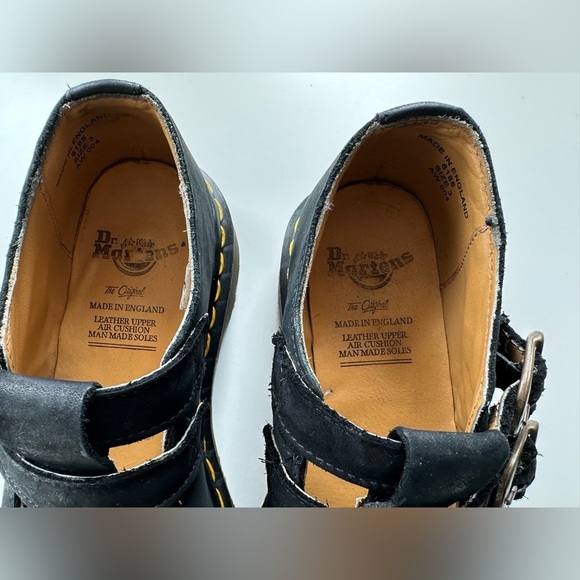 Vintage 90s Doc Dr. Martens Mary Jane Double Strap Shoes - Picture 10 of 13